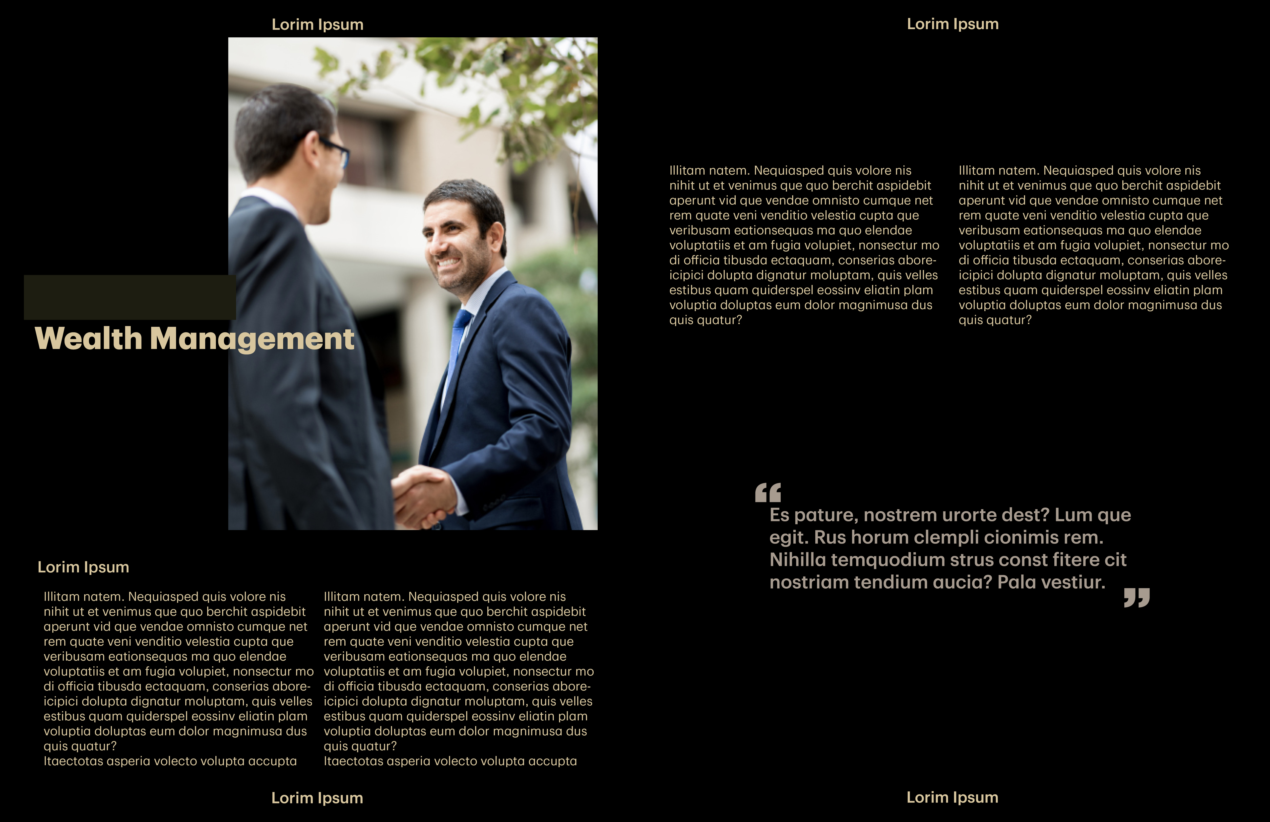 TD wealth management layout exploration 2